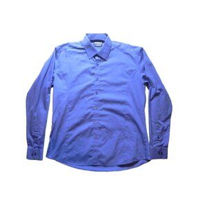 Remizio Shirt Adult Large 110 Slim Fit Button Up Long Sleeve Casual Camp‎ Mens